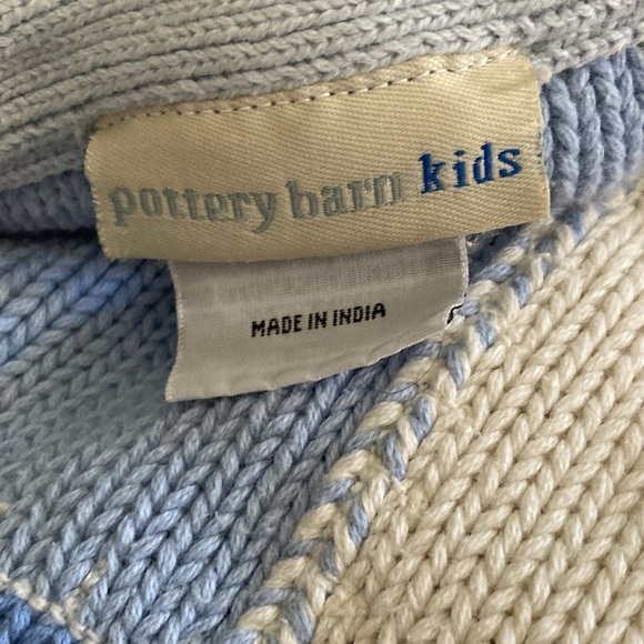 Pottery Barn Kids Patchwork Knit Blanket - Picture 2 of 4